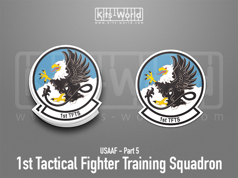 Kitsworld SAV Sticker - USAAF - 1st Tactical Fighter Training Squadron W:90mm x H:100mm 